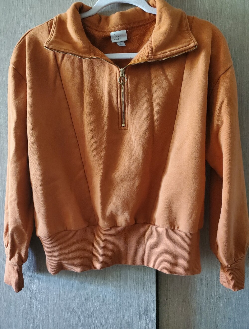 a new day Women's Half-Zip Sweatshirt - Rust